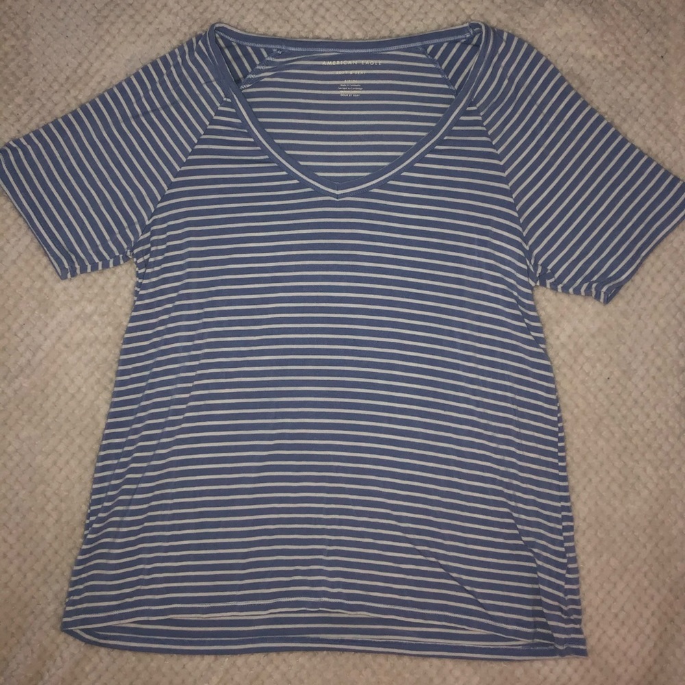 American Eagle Stripped Tee